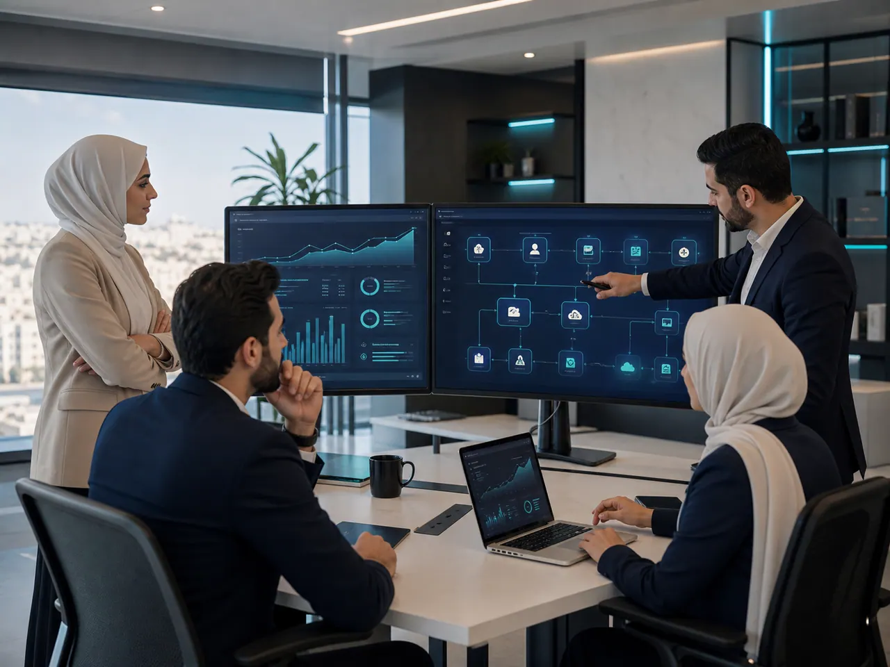 كيف يساعد الذكاء الاصطناعي الشركات الأردنية؟
